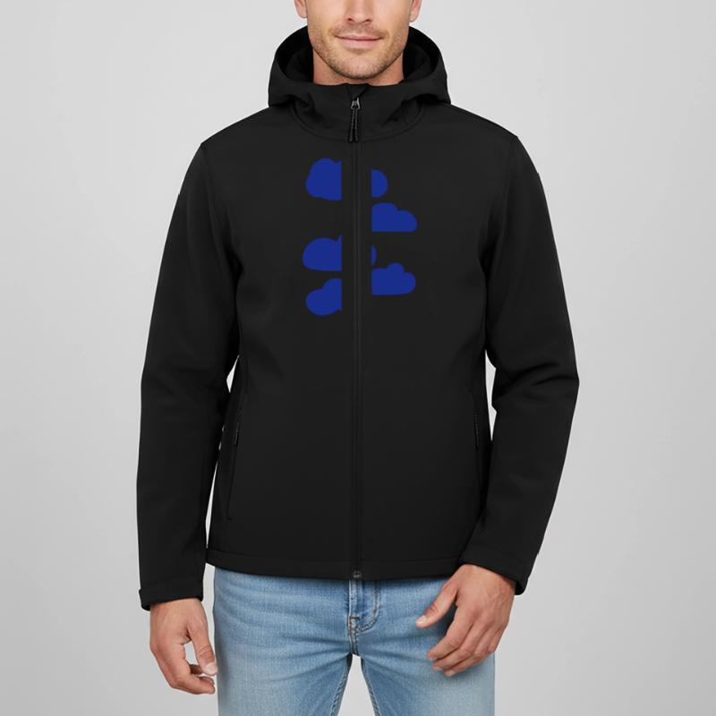 Clouds Men’s Recycled Softshell Jacket Discoverer by Stanley/Stella