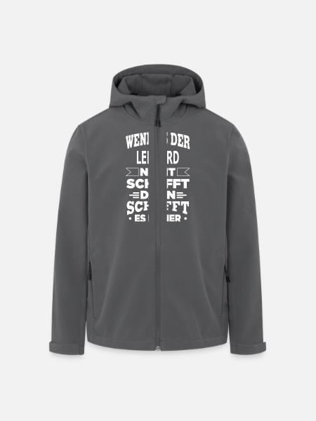 LENNARD - Recycelte Männer Softshell-Jacke von Stanley/Stella - Schwarz