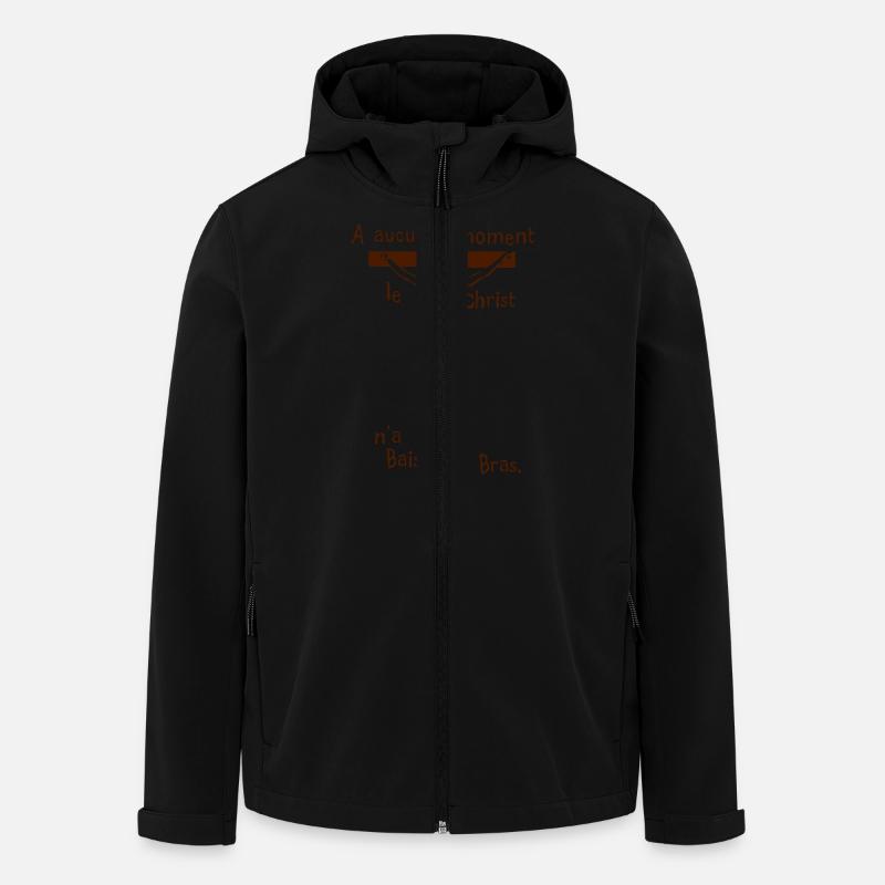 keine Zeit hat christus Unterarme - Recycelte Männer Softshell-Jacke von Stanley/Stella - Schwarz