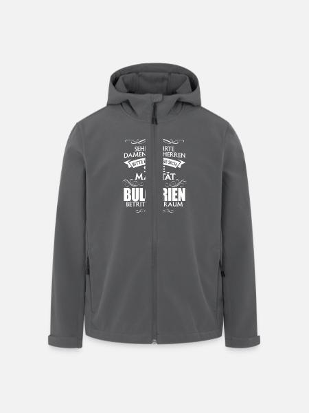 BULGARIEN - Majestät - Recycelte Männer Softshell-Jacke von Stanley/Stella - Schwarz