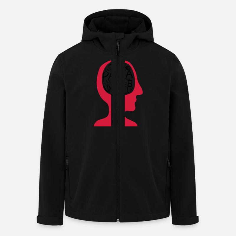 Finger weg von meiner Paranoia - Recycelte Männer Softshell-Jacke von Stanley/Stella - Schwarz