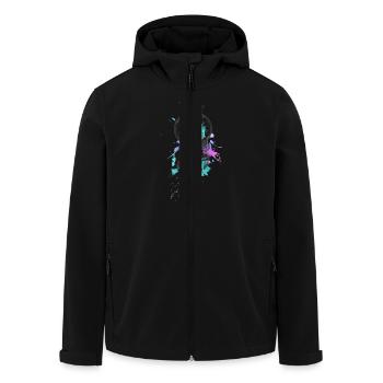 Festivals 2018 Traumfänger - Recycelte Männer Softshell-Jacke von Stanley/Stella - Schwarz - Vorne - AI Model Male 185 light (185cm)