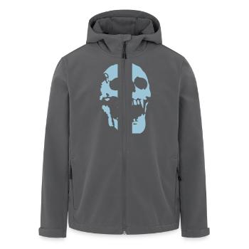 scream_skull - Recycelte Männer Softshell-Jacke von Stanley/Stella - Anthrazit - Vorne - AI Model Male 185 light (185cm)