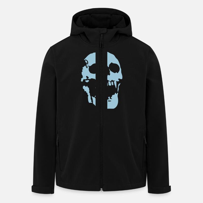 scream_skull - Veste softshell homme en polyester recyclé Stanley/Stella - noir