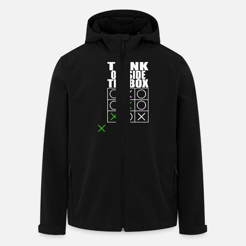 think outside the box - Recycelte Männer Softshell-Jacke von Stanley/Stella - Schwarz