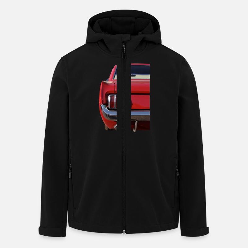 Sixties- back - Recycelte Männer Softshell-Jacke von Stanley/Stella - Schwarz