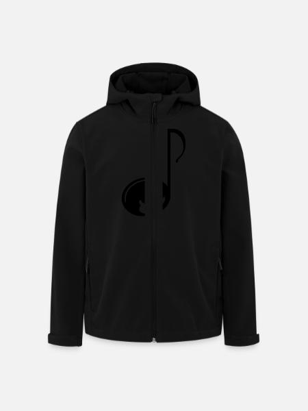 Bebe Croche - Veste softshell homme en polyester recyclé Stanley/Stella - noir