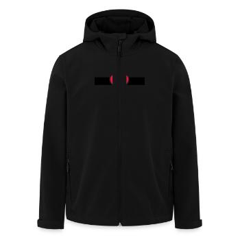 kreuz_herz - Veste softshell homme en polyester recyclé Stanley/Stella - noir - Devant - AI Model Male 185 light (185cm)