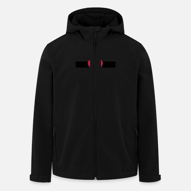 kreuz_herz - Recycelte Männer Softshell-Jacke von Stanley/Stella - Schwarz