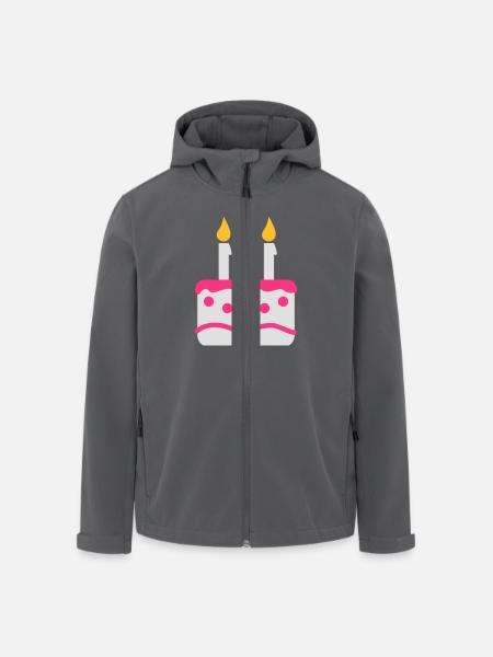 Birthday cake - Men’s Recycled Softshell Jacket by Stanley/Stella - black