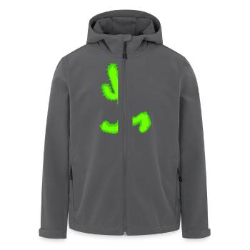 Cactus Cacti Legs Running Fast Funny Running - Men’s Recycled Softshell Jacket by Stanley/Stella - black - Front - AI Model Male 185 light (185cm)