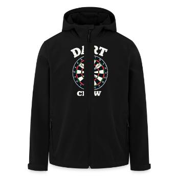 Darts Dart Crew Darter Dartmannschaft - Recycelte Männer Softshell-Jacke von Stanley/Stella - Schwarz - Vorne - AI Model Male 185 light (185cm)