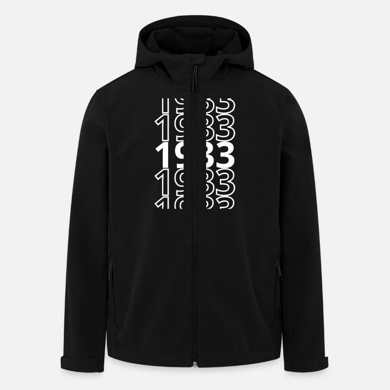 1933 1933 1933 - Men’s Recycled Softshell Jacket by Stanley/Stella - black