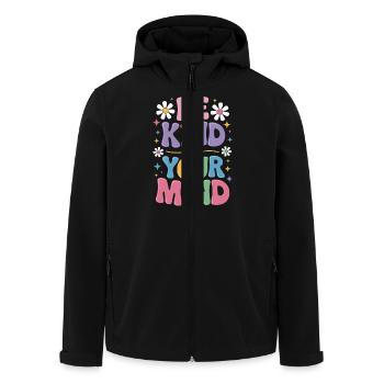 Psychische Gesundheit Mental Health - Recycelte Männer Softshell-Jacke von Stanley/Stella - Schwarz - Vorne - AI Model Male 185 light (185cm)