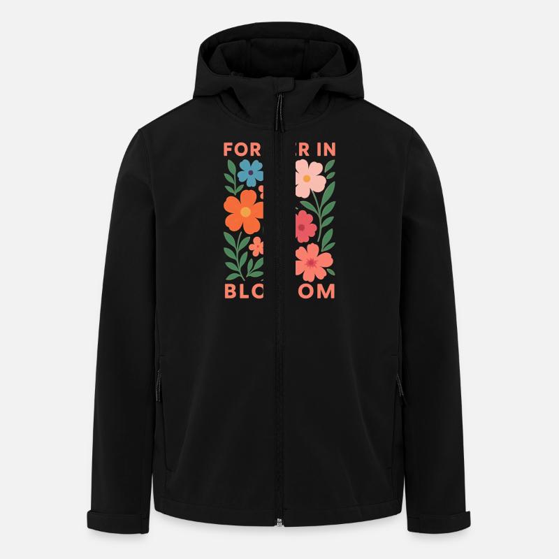 FOREVER IN BLOSSOM - Men’s Recycled Softshell Jacket by Stanley/Stella - black