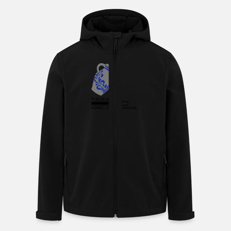 Bembel.EXE Loading... - Recycelte Männer Softshell-Jacke von Stanley/Stella - Schwarz