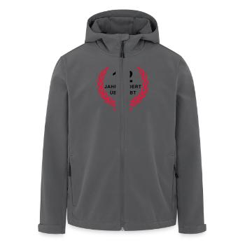 Siegerkranz - 1/2 siècle (50 ans) a survécu - Veste softshell homme en polyester recyclé Stanley/Stella - noir - Devant - AI Model Male 185 light (185cm)