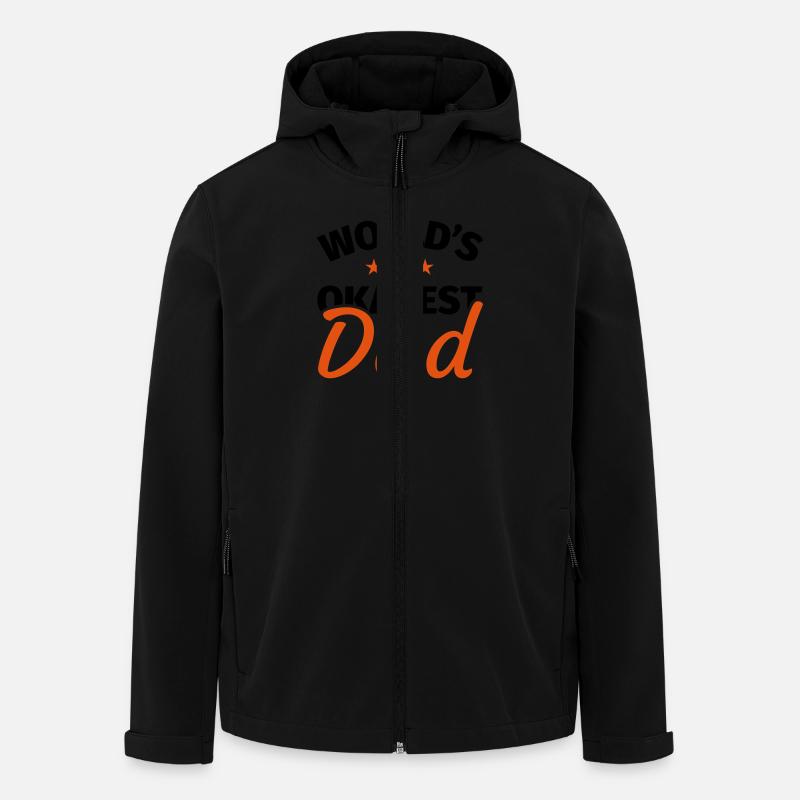 Vater Geschenk - Recycelte Männer Softshell-Jacke von Stanley/Stella - Schwarz