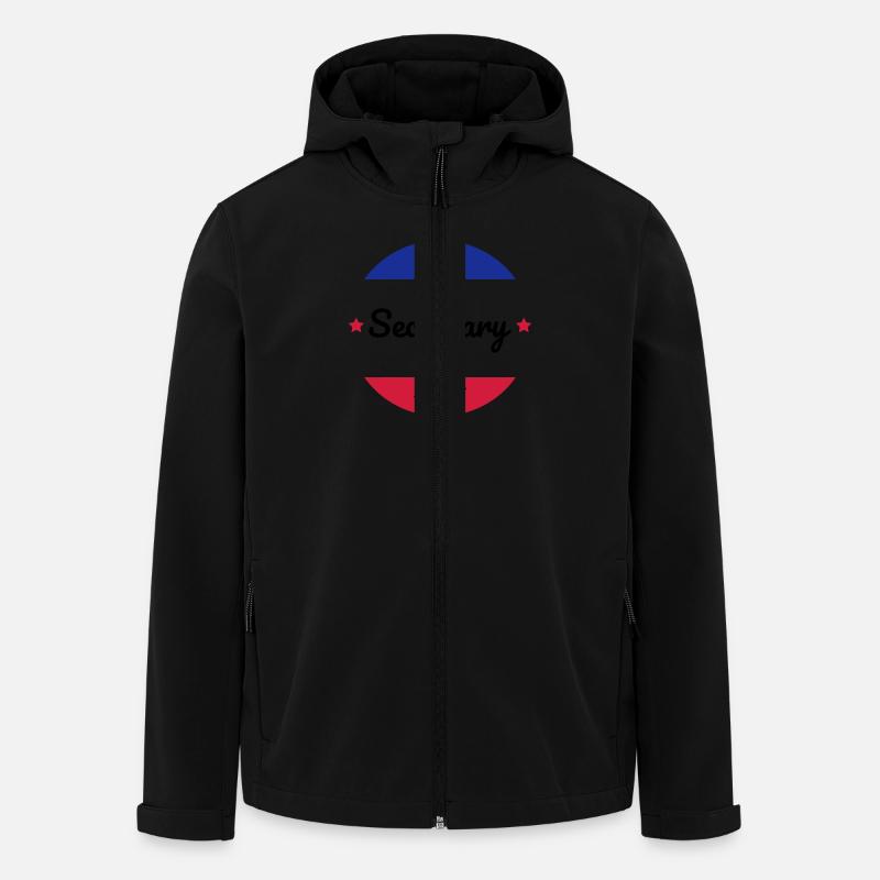 Sekretärin / Sekretariat / Assistenten / Manager - Recycelte Männer Softshell-Jacke von Stanley/Stella - Schwarz
