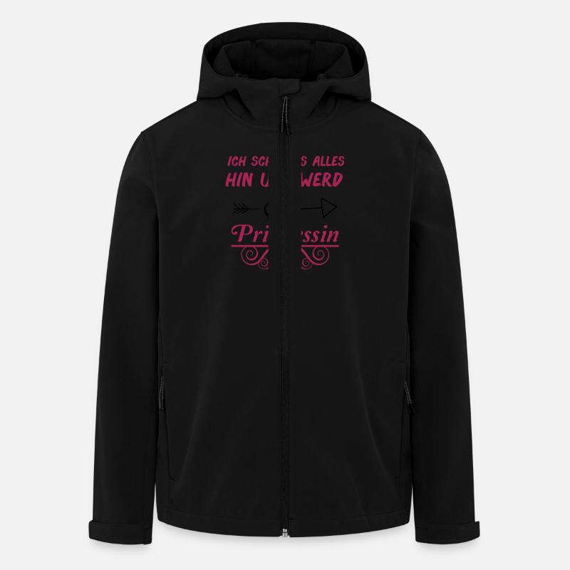 prinzessin_02 - Recycelte Männer Softshell-Jacke von Stanley/Stella - Schwarz
