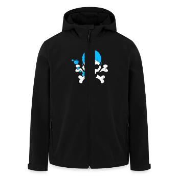 Swimming Skull - Men’s Recycled Softshell Jacket by Stanley/Stella - black - Front - AI Model Male 185 light (185cm)
