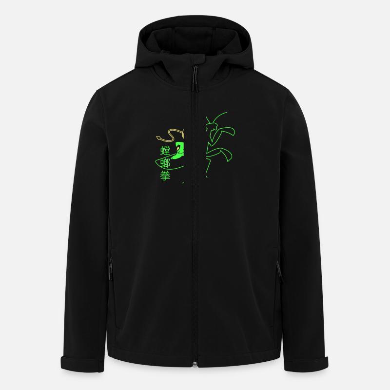 Mantisstyle - Recycelte Männer Softshell-Jacke von Stanley/Stella - Schwarz