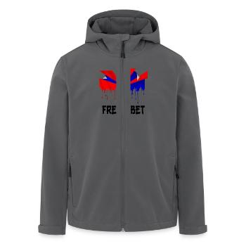 free tibet t-shirt - Recycelte Männer Softshell-Jacke von Stanley/Stella - Schwarz - Vorne - AI Model Male 185 light (185cm)