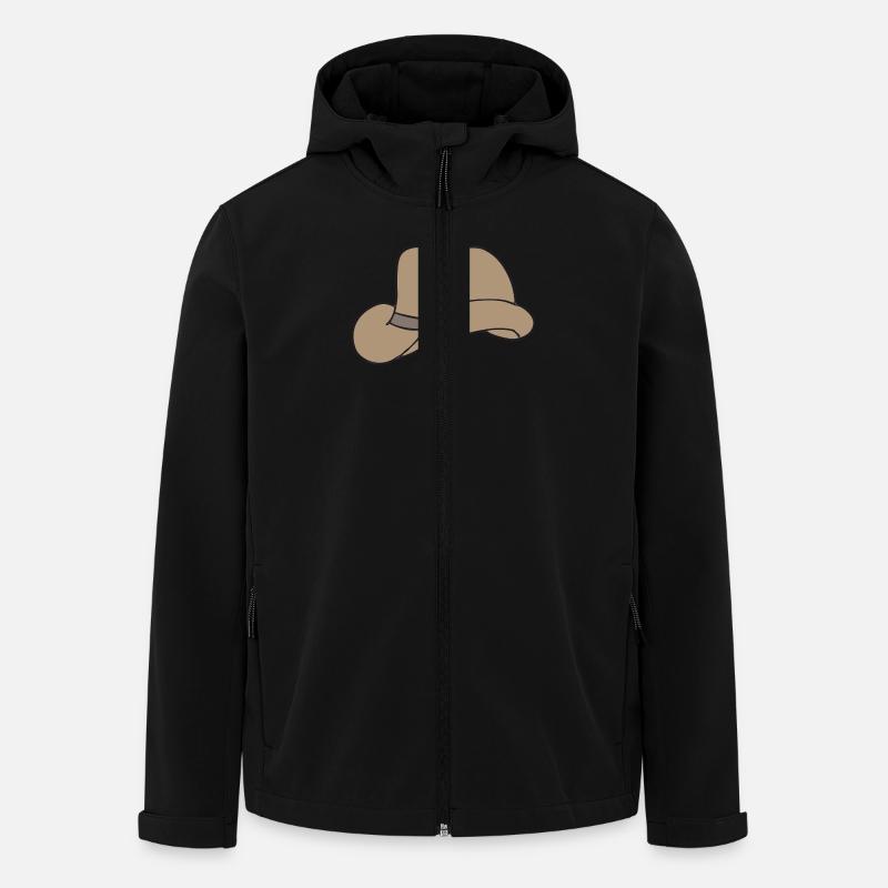 hat brown - Men’s Recycled Softshell Jacket by Stanley/Stella - black