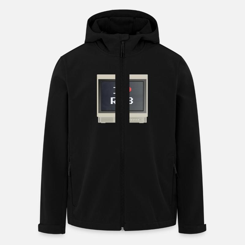 PVM Lover - RGB Fan - Men’s Recycled Softshell Jacket by Stanley/Stella - black