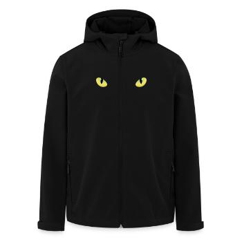 Panther inside - Recycelte Männer Softshell-Jacke von Stanley/Stella - Schwarz - Vorne - AI Model Male 185 light (185cm)