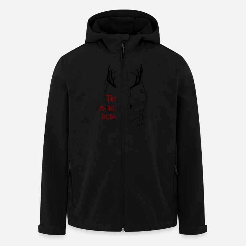 Hannibal - This is my des - Men’s Recycled Softshell Jacket by Stanley/Stella - black