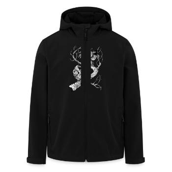 Huginn und Muninn SW - Veste softshell homme en polyester recyclé Stanley/Stella - noir - Devant - AI Model Male 185 light (185cm)