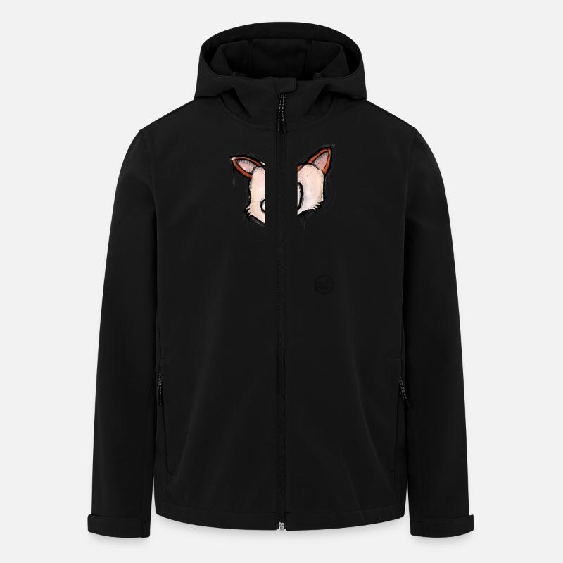 K-nimals : Fox - Veste softshell homme en polyester recyclé Stanley/Stella - noir