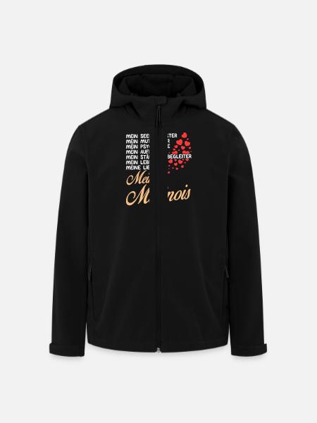 Malinois - Mein - Recycelte Männer Softshell-Jacke von Stanley/Stella - Schwarz