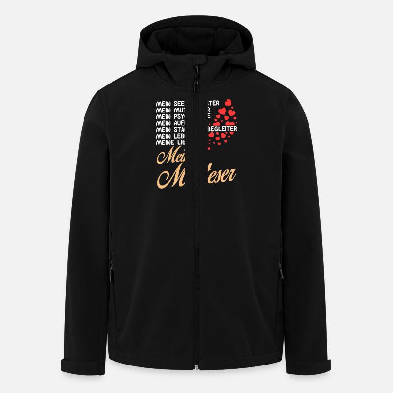 Malteser - Mein - Recycelte Männer Softshell-Jacke von Stanley/Stella - Schwarz