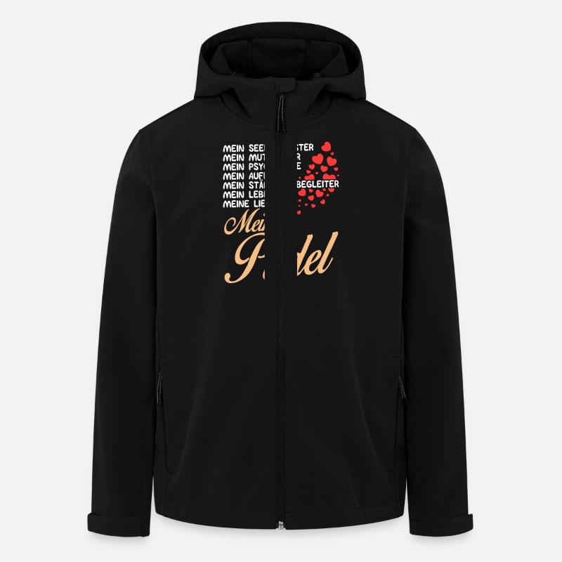Pudel - Mein - Recycelte Männer Softshell-Jacke von Stanley/Stella - Schwarz