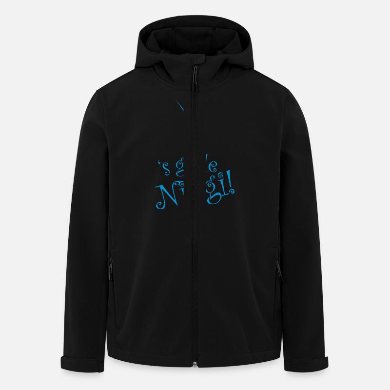 s gude Niggi! - Recycelte Männer Softshell-Jacke von Stanley/Stella - Schwarz