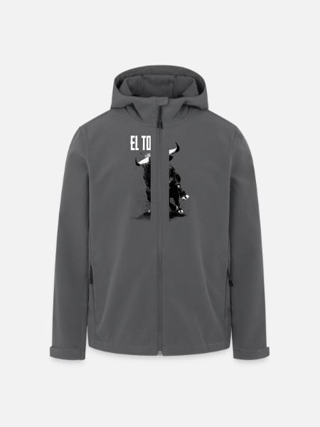 eltoro - Recycelte Männer Softshell-Jacke von Stanley/Stella - Schwarz