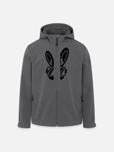 skihase_3_f1 - Men’s Recycled Softshell Jacket by Stanley/Stella - black