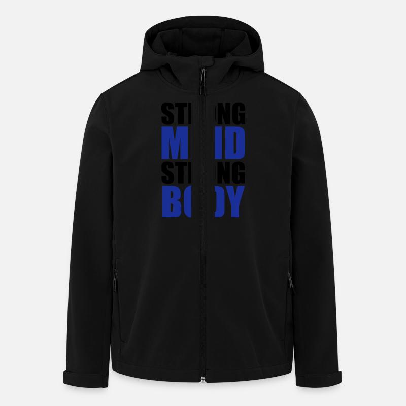 Strong - Recycelte Männer Softshell-Jacke von Stanley/Stella - Schwarz