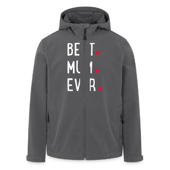 mère - Veste softshell homme en polyester recyclé Stanley/Stella - noir - Devant - AI Model Male 185 light (185cm)