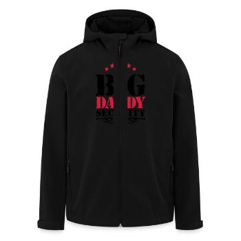 Big Daddy Security - Veste softshell homme en polyester recyclé Stanley/Stella - noir - Devant - AI Model Male 185 light (185cm)