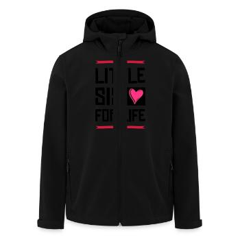 little sis for life heart - Recycelte Männer Softshell-Jacke von Stanley/Stella - Schwarz - Vorne - AI Model Male 185 light (185cm)