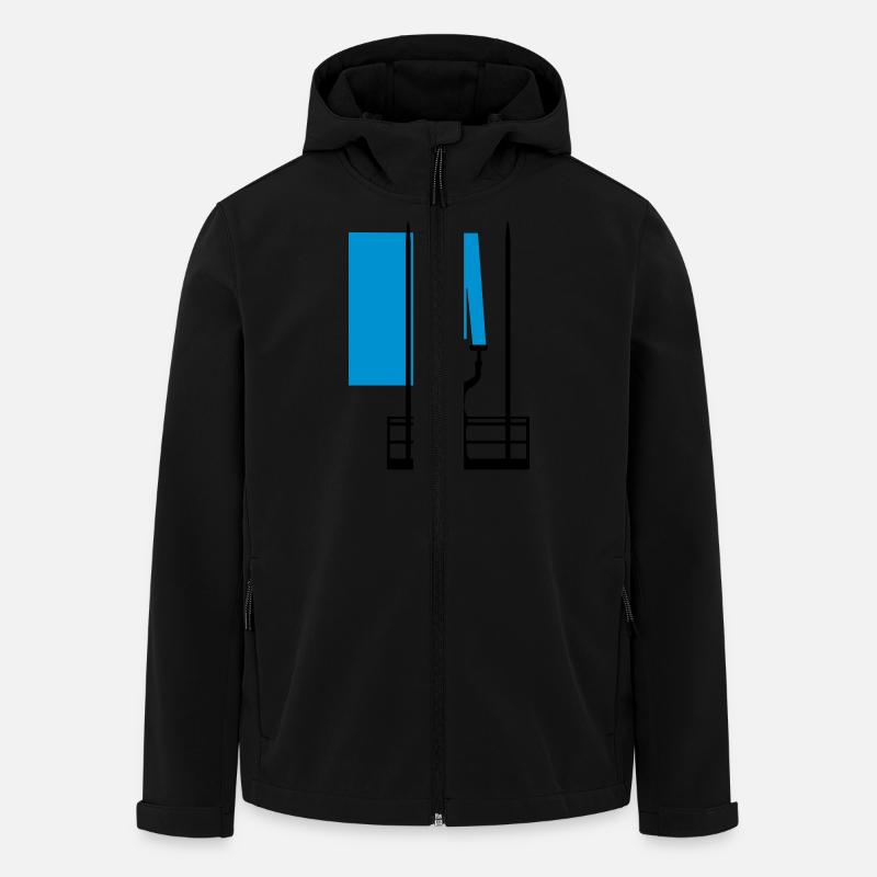 Maler mc184 - Recycelte Männer Softshell-Jacke von Stanley/Stella - Schwarz