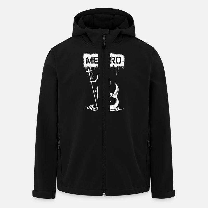Merbro - Hydroélectricité mystérieuse - Veste softshell homme en polyester recyclé Stanley/Stella - noir