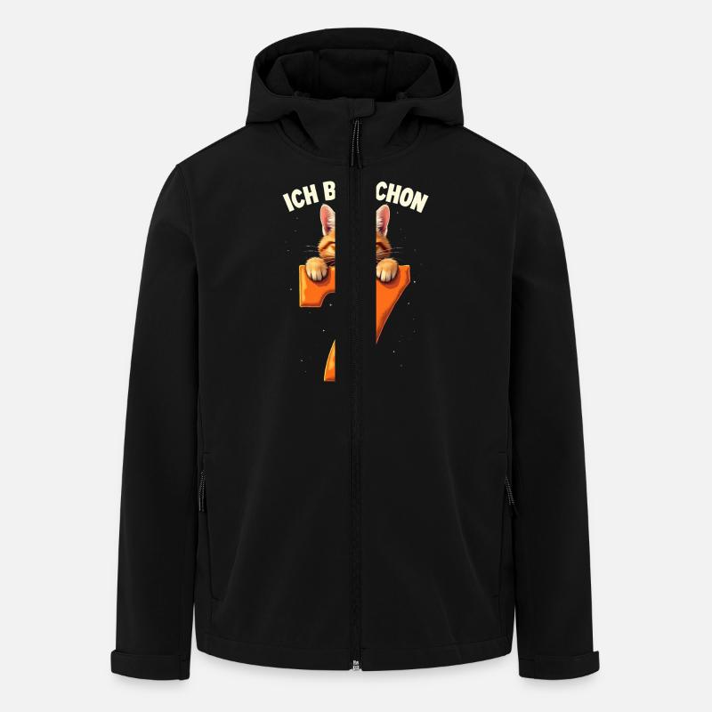 7. Geburtstag Mädchen Junge Katze Ich Bin Schon - Recycelte Männer Softshell-Jacke von Stanley/Stella - Schwarz