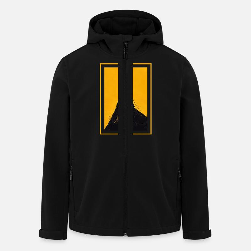 Attention! Climber - Men’s Recycled Softshell Jacket by Stanley/Stella - black