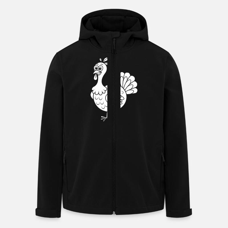 turkey - Men’s Recycled Softshell Jacket by Stanley/Stella - black