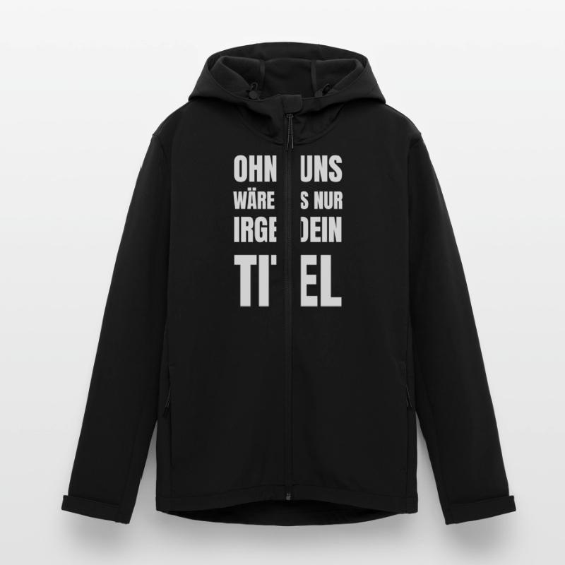 Without us, it would just be some title. Men’s Recycled Softshell Jacket by Stanley/Stella