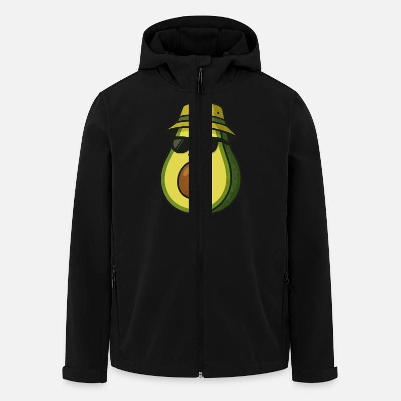 avocat - Veste softshell homme en polyester recyclé Stanley/Stella - noir